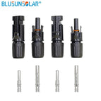 100 pairs lot  Wholasale SOLAR PV Male Female M/F Wire Cable Connector Set For Solar Panel  EU US CN Warehouse
