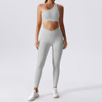 Women yoga suits 2023 new running Sportswear fast drying tight fitness running execise suit women 6921