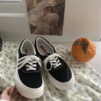 Platform canvas shoes women's heightened student casual shoes 2021 new Korean ins big-toed shoes 503