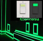 10M 10mm/12mm/15mm Luminous Tape Self-adhesive Glow In Dark Safety Home Decorations Night Vision Security Bright warning label