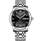 KIMSDUN fashion diamond-studded luminous dual calendar watch men's waterproof student quartz men's watch K-1962B