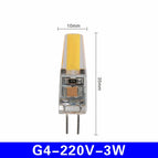 10pcs/lot LED G4 G9 E14 3W 6W Light Bulb AC/DC 12V 220V LED Lamp COB Spotlight Chandelier Lighting Replace 30W 60W Halogen Lamps