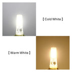 10pcs/lot LED G4 G9 E14 3W 6W Light Bulb AC/DC 12V 220V LED Lamp COB Spotlight Chandelier Lighting Replace 30W 60W Halogen Lamps