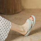 Slippers women's summer sandals and slippers women's 2022 summer new gentle one-word slippers lady shoes 138-8