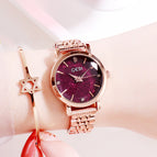 GEDI Women watch star sky fashion easy match casual waterproof quartz lady watch 12027 steel