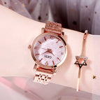 GEDI Women watch star sky fashion easy match casual waterproof quartz lady watch 12027 steel