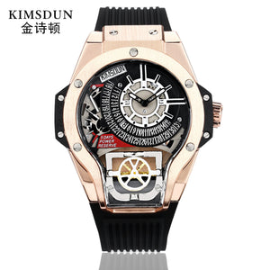 KIMSDUN men's watch Warcraft Fashion Personality Large Dial Miller Quartz casual men's student's Watch