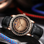KIMSDUN 2022 New diamond inlaid men's watch high-grade sun wristwatch waterproof men's watch fully automatic mechanical watch Business Watch