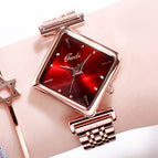 GEDI New Arrive Vibrato Durable Ladies Watches Features Diamond Tiktok Classic Classic Steel Band Watches for Wowen