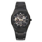 Fashion Square men Watch BESTWIN Hollow Men's Watch Butterfly Clasp Men's casual Quartz Watch 983-1