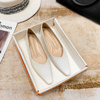 2022 new fashion casual professional women's shoes shallow mouth korean shoes square toe soft bottom scoop shoes A86-1