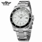 Winner Men Fashion Leisure Water Ghost Automatic Mechanical men casual Watch SLZa16