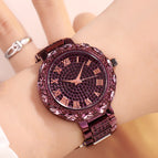 GEDI New Women watch diamond steel strap fashion hot sale waterproof quartz lady party causal watch 8095