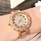 GEDI New Women watch diamond steel strap fashion hot sale waterproof quartz lady party causal watch 8095