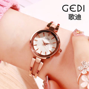 GEDI bracelet watch ladies watch hot sale temperament waterproof fashion elegant female quartz watch 1198