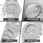 Pintime Wrist Watch Starry Sky Fashion Rhinestone Watch Luxury Diamond Watch men and women Watch 2548G