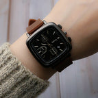 Calendar Square Six-Pin Women's Watch Quartz Watch fashion Girls Silicone Band quartz lady casual Watch 195