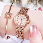 GEDI ultra-thin waterproof quartz ladies watch high-value small dial student all-match ladies watch 9556