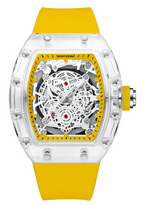 KIMSDUN NEW Brand Richard Waterproof Men's Watch Tonneau-shaped Miller Transparent Men's Quartz Watch K2015B
