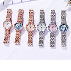 GEDI ultra-thin waterproof quartz ladies watch high-value small dial student all-match ladies watch 9556