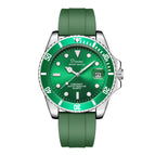 Dimini Women's 2023 New Green Silicone Strap Women's Watch Trendy Fashion Small Green Watch 8252