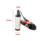 12V 24V DC Electric Submersible Pump For Pumping Diesel Oil Water Stainless Steel Shell 12L/min Fuel Transfer Pump 12 V Volt
