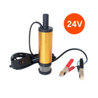 12V 24V DC Electric Submersible Pump For Pumping Diesel Oil Water Stainless Steel Shell 12L/min Fuel Transfer Pump 12 V Volt