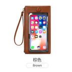 2022 new touch screen mobile phone bag women's small card bag vertical portable wrist coin purse R953