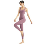 One piece yoga suit new 2023 lady sports skinny comfortable breathable quick drying sport running yoga fitness yoga jumpsuit ENY252