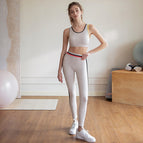 New women yoga suit gym training with chest pad waist and hip pants for women running fitness yoga sports set 9818-6853