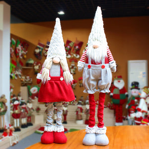 Christmas decorations gnome faceless doll sitting window forest goblin doll shop home Christmas decorations gift