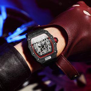 KIMSDUN bucket type fashion silicone sports watch quartz watch waterproof men's watch K-2010B