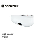 Phoebe 9V battery charging seat 10 slots independent charging fast full charge smart turn light battery charger