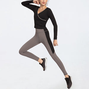 Women's sports suit slim fit yoga set gym two - piece set Y26S6959+ Y26K6916