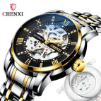 CHENXI Fashion Watch Mechanical Watch Men's Hollow Automatic Douyin hot sale Watch Men's Watch CX-8802
