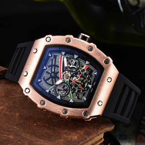Men's watch Douyin Online Watch Silicone Luminous Calendar Watch Student Fashion Men's Water-Proof Watch 97915