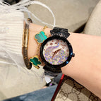 Dimini new peacock watch women's niche casual steel belt rhinestone fashion net red ladies watch 88288