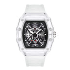 Kimsdun men's watch Full Transparent Quartz Fashion Waterproof Bucket Type Men's Watch K-2017B
