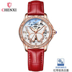 CHENXI new butterfly dial fashion diamond watch women's waterproof automatic mechanical watch CX-8834