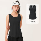 Women yoga vest Summer Wear Loose Running FitnessYoga T-shirt Thin Hollow Mesh Sleeveless Sport women clothing top JYMB008