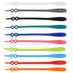 14pcs/lot Silicone ShoeLaces No Tie Shoe Laces Elastic Sneakers Shoelaces Kids Adult Shoe Strings Rubber Shoelaces