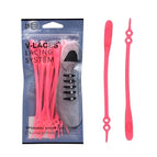 14pcs/lot Silicone ShoeLaces No Tie Shoe Laces Elastic Sneakers Shoelaces Kids Adult Shoe Strings Rubber Shoelaces