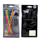 14pcs/lot Silicone ShoeLaces No Tie Shoe Laces Elastic Sneakers Shoelaces Kids Adult Shoe Strings Rubber Shoelaces