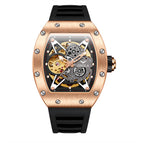 ONOLA ON3838 2023 Men watch Live Automatic Mechanical Watch Silicone strap Fashion Waterproof Sports Watch Men's casual ON3838
