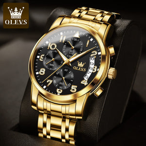 OLEVS men's Watch Multi-functional Sport Chronograph Waterproof Men's business Watch 2879DQP