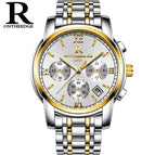 Ontheedge rzy026 steel case steel strip multi-functional steel watch men's genuine quartz 6-pin wholesale business Watch