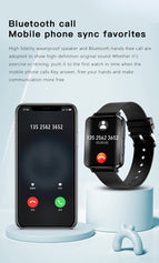 NORTH EDGE  2023 NEW SurfaceScreen Blood Glucose Smartwatch Bluetooth Call Temperature Blood Oxygen Sleep Monitoring ECG+PPG Sports Calculator Smart Watch