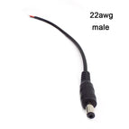 16/18/20/22awg DC Male Female Power Supply Extension Cable 5A 7A 10A 5.5x2.1mm Connector Copper Wire Current For LED Strip Light