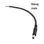 16/18/20/22awg DC Male Female Power Supply Extension Cable 5A 7A 10A 5.5x2.1mm Connector Copper Wire Current For LED Strip Light