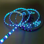 16.4ft Led Strip 5050 RGB 1m/2m/3m/4m/5m Black PCB 12V 60LEDs/m Waterproof IP65/Non Waterproof IP20 For TV Background Decoration